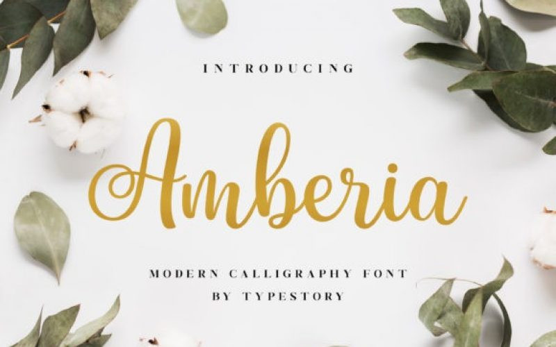 Amberia Calligraphy Font