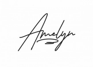 Amelyn Handwritten Font