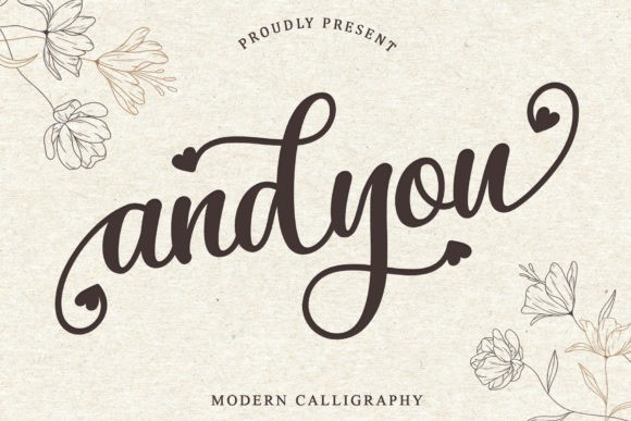 Andyou Calligraphy Font