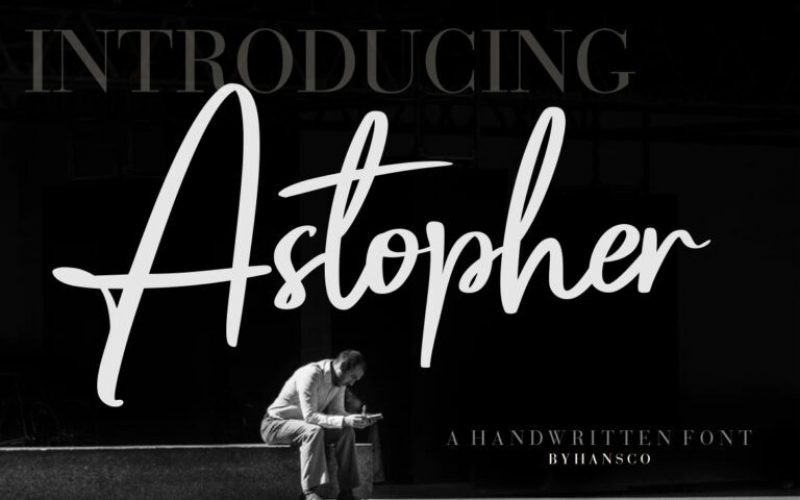 Astopher Handwritten Font