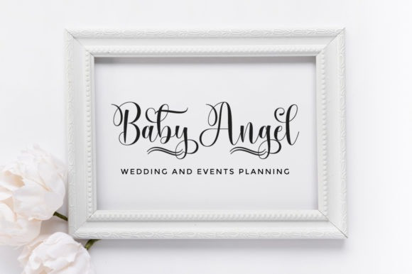 Baby Angel Calligraphy Font