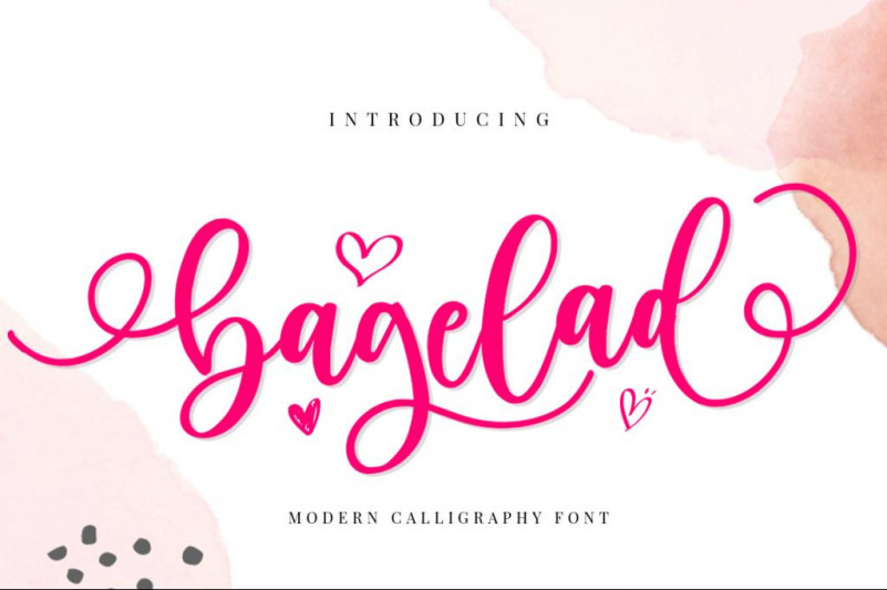 Bagelad Calligraphy Font