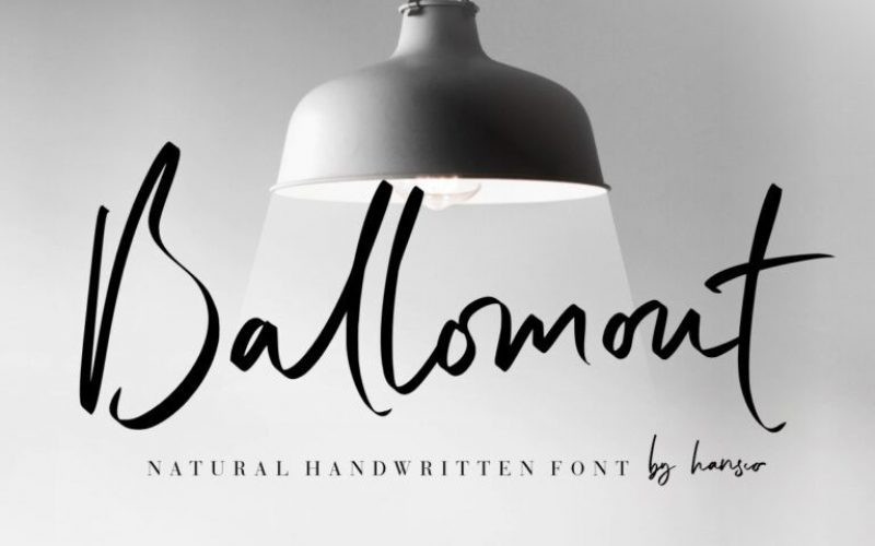 Ballomont Script Font