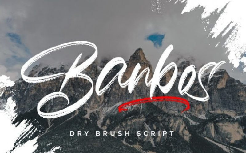 Banbos Brush Font