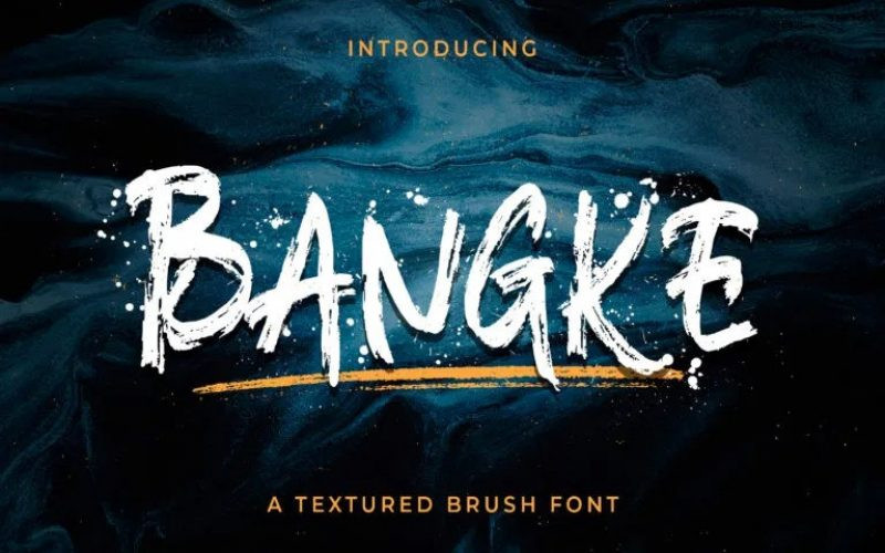 Bangke Brush Font