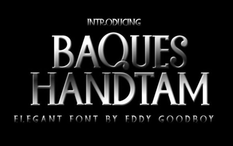 Baques Handtam Serif Font