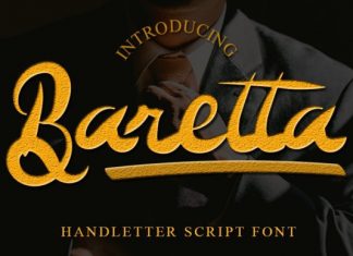 Baretta Script Font