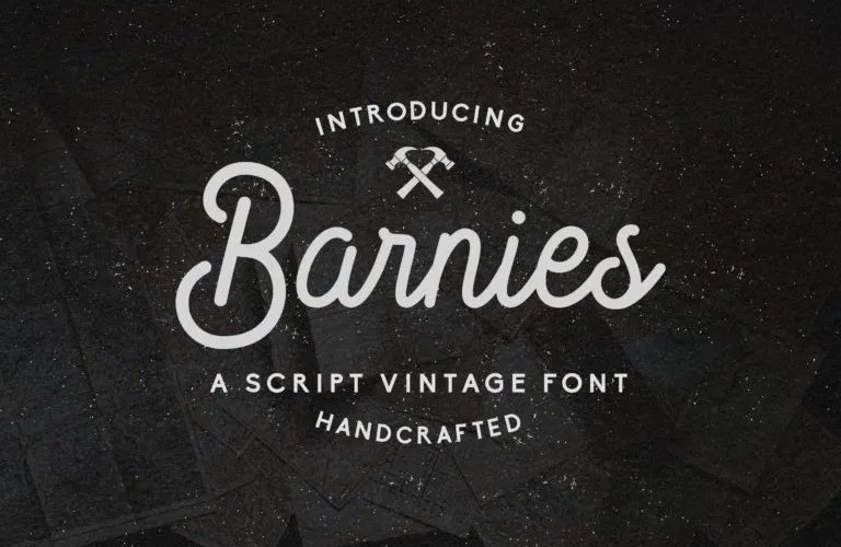 Barnie’s Script Font