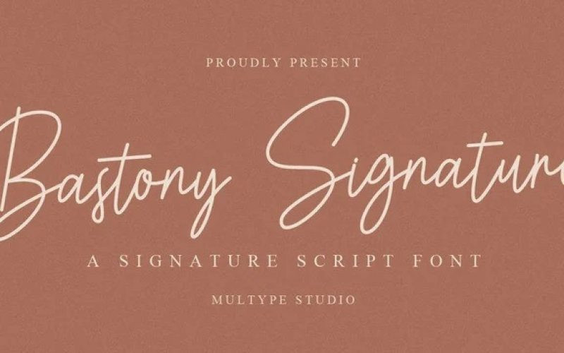 Bastony Handwritten Font