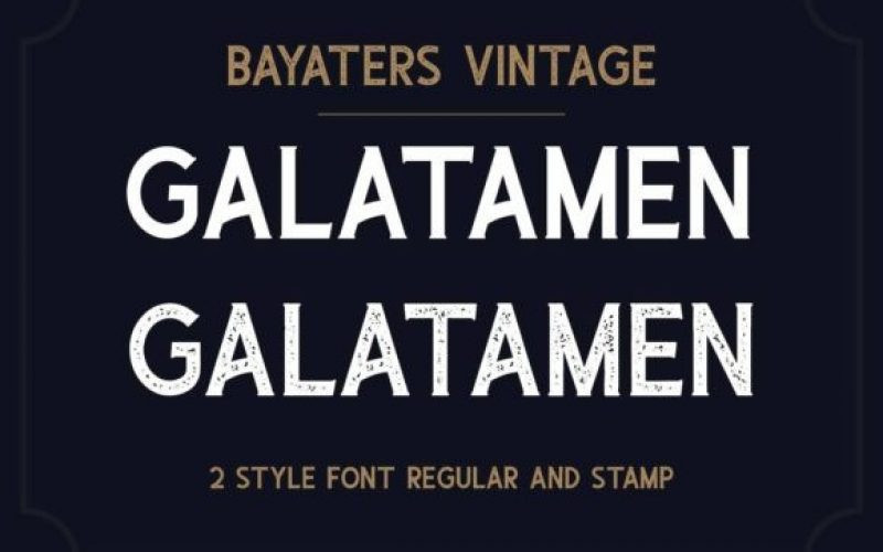 Bayaters Display Font