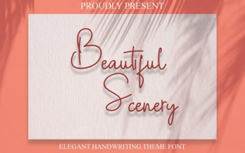 Beauty Queen Handwritten Font