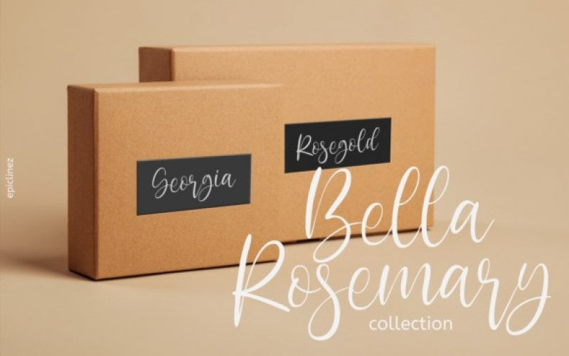 Bella Rosemary Calligraphy Font