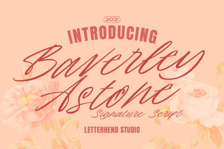 Baverley Astone Handwritten Font