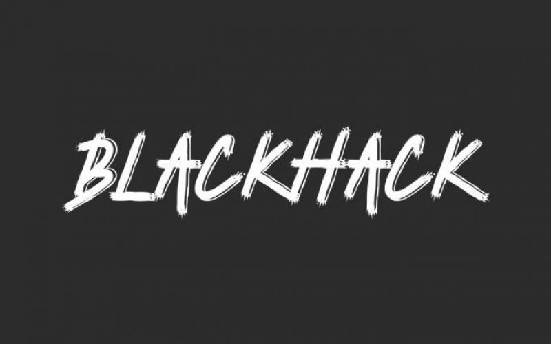 Blackhack Display Font