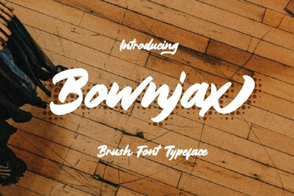 Bownjax Brush Font