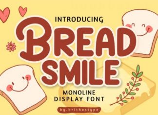 Bread Smile Display Font