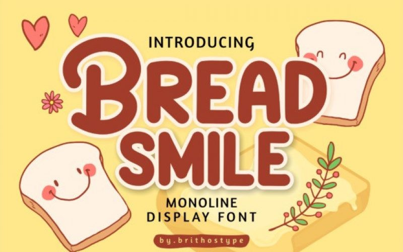 Bread Smile Display Font