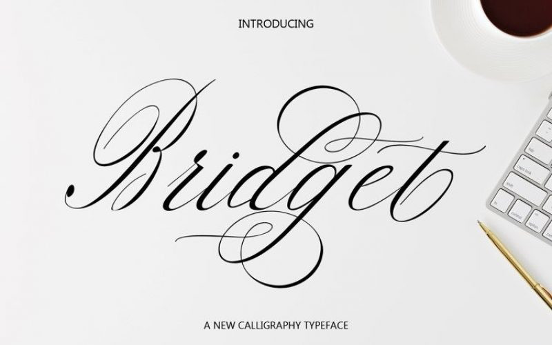 Bridget Calligraphy Font