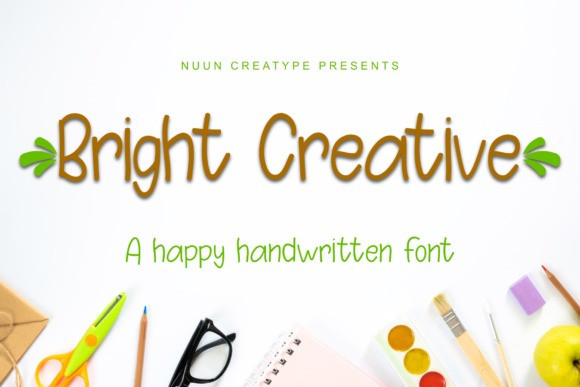 Bright Creative Display Font