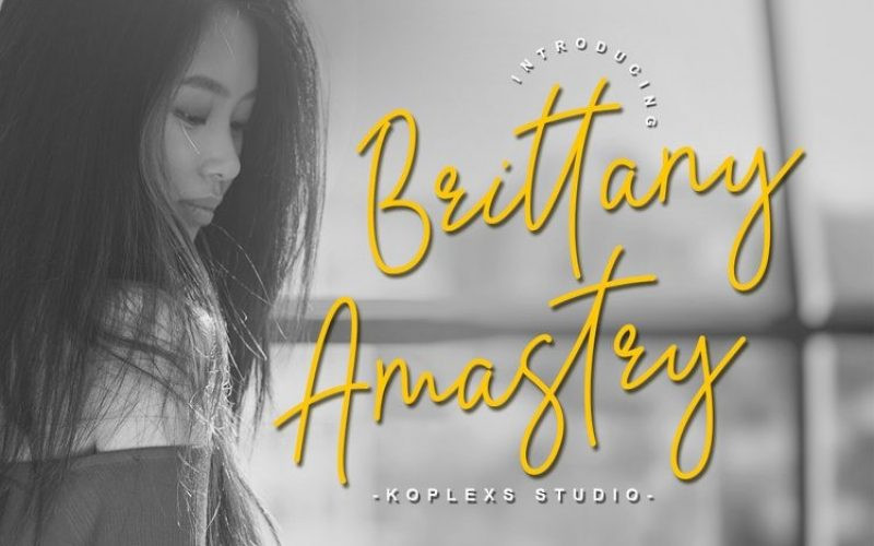 Brittany Amastry Handwritten Font