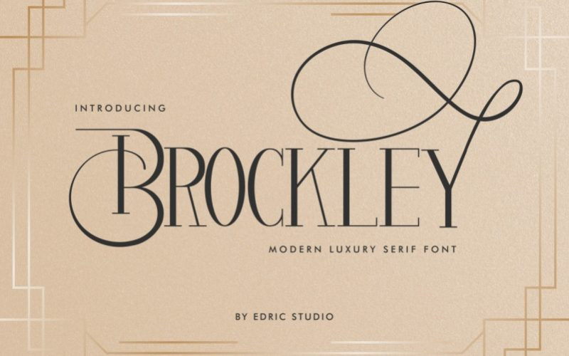 Brockley Serif Font