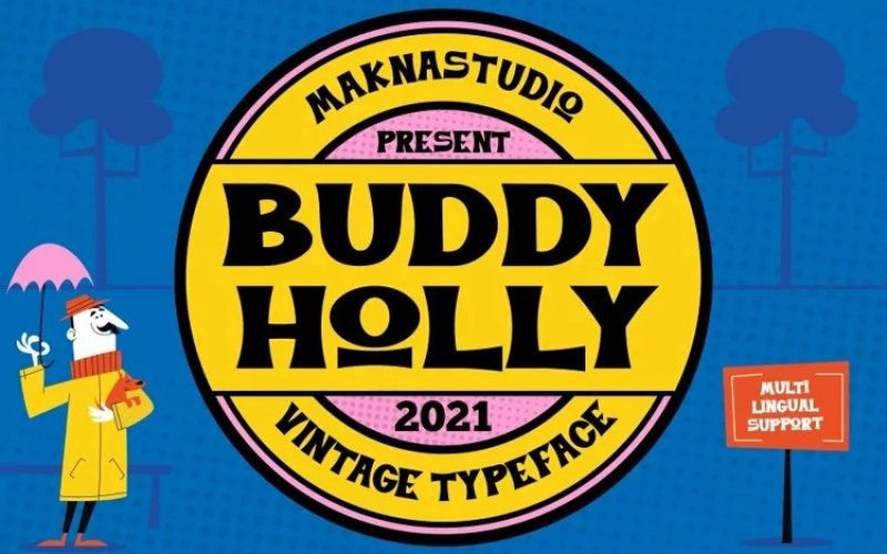 Buddy Holly Display Font