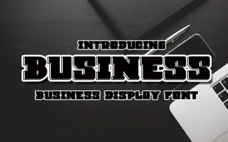 Business Display Font