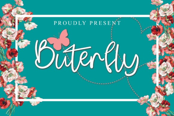 Buterfly Handwritten Font