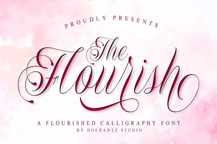 The Flourish Calligraphy Font