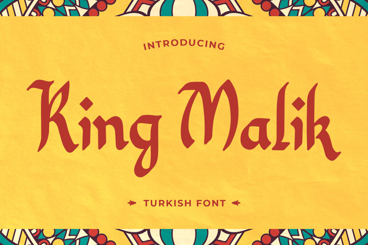 King Malik Display Font