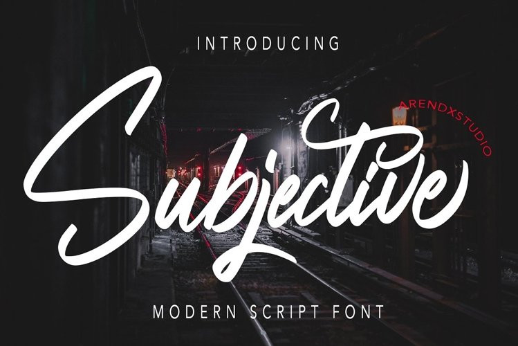 Subjective Script Font