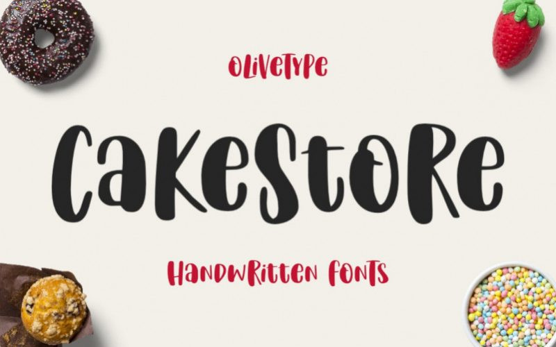 Cake Store Display Font