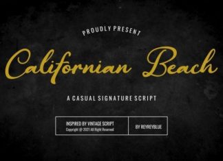 Californian Beach Script Font