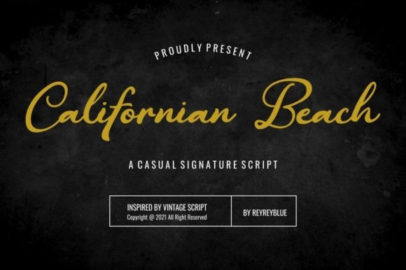 Californian Beach Script Font