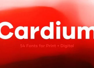 Cardium Sans Serif Font