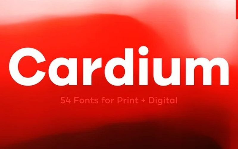 Cardium Sans Serif Font