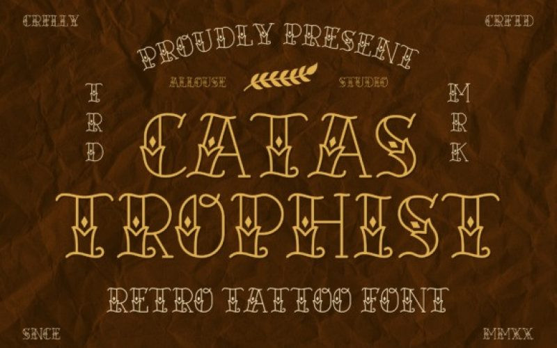 Catastrophist Display Font