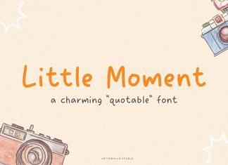 Little Moment Handwritten Font