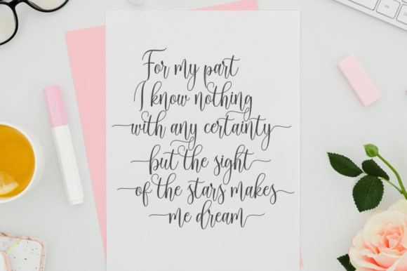 Cinderella Calligraphy Font