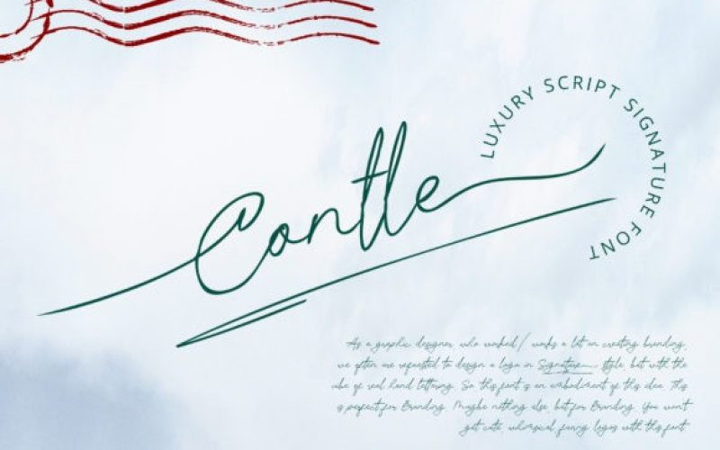 Contle Handwritten Font