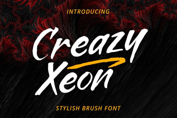 Creazy Xeon Brush Font