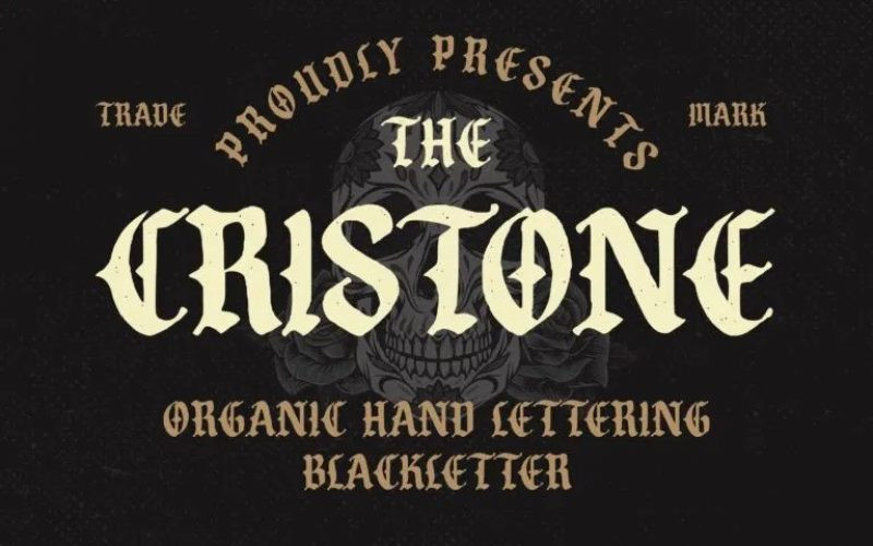 Cristone Blackletter  Font