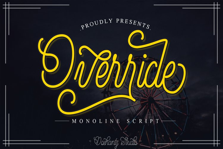 Override Script Font