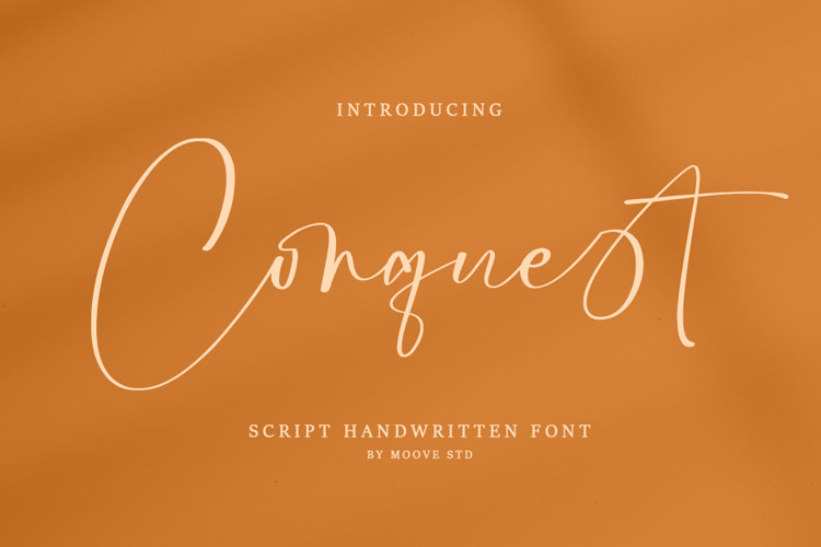 Conquest Script Font