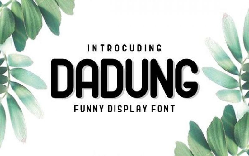 Dadung Display Font