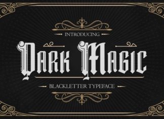Dark Magic Blackletter Font