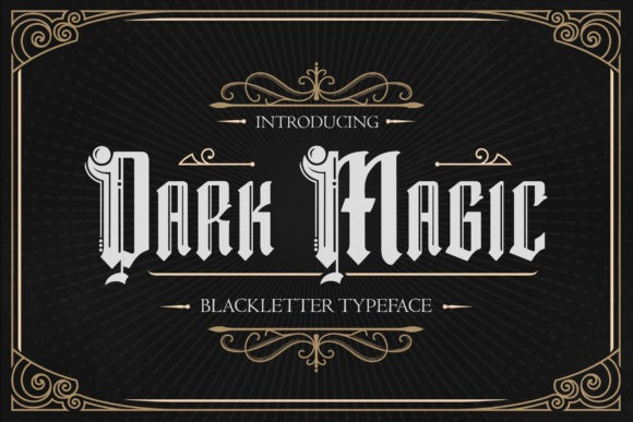 Dark Magic Blackletter Font