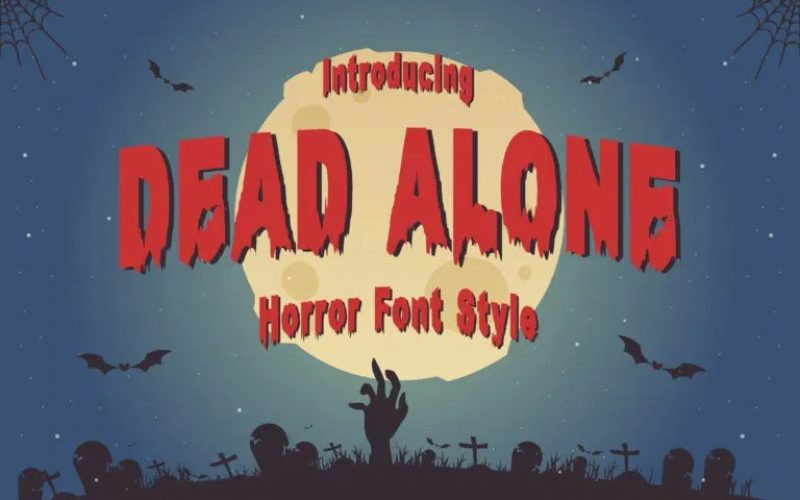 Dead Alone Display Font