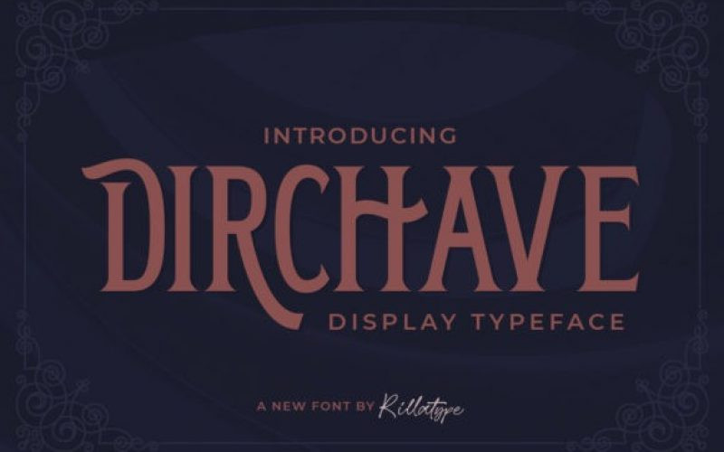 Dirchave Display Font