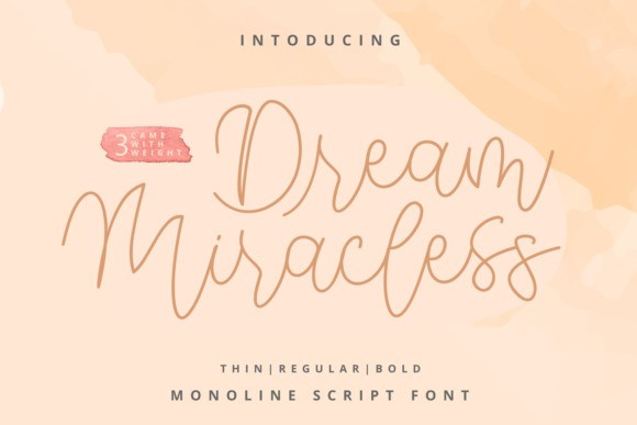 Dream Miracless Handwritten Font